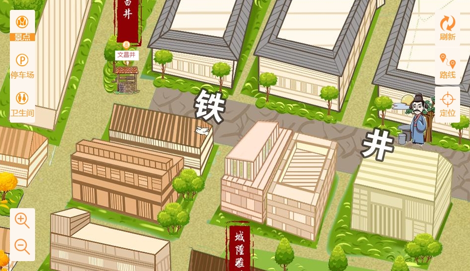 美溪智慧景区：手绘地图与语音导览的完美融合